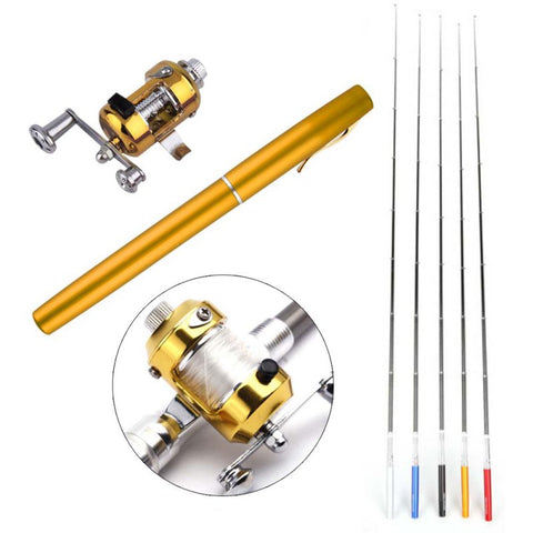 Fishing Rod With Reel Wheel