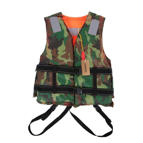Camouflage Lifesaving Fishing Vest