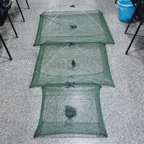 60 X 60cm Folding Fishing Net Nylon Network Shrimp Fish Net Casting Net  Fishing