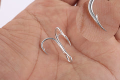 Treble Fishing Barbed Hooks